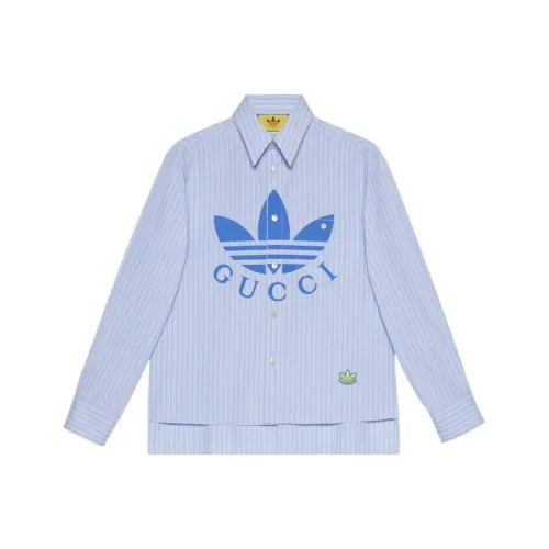 GUCCI x Adidas FW22 Shirt Men's Blue