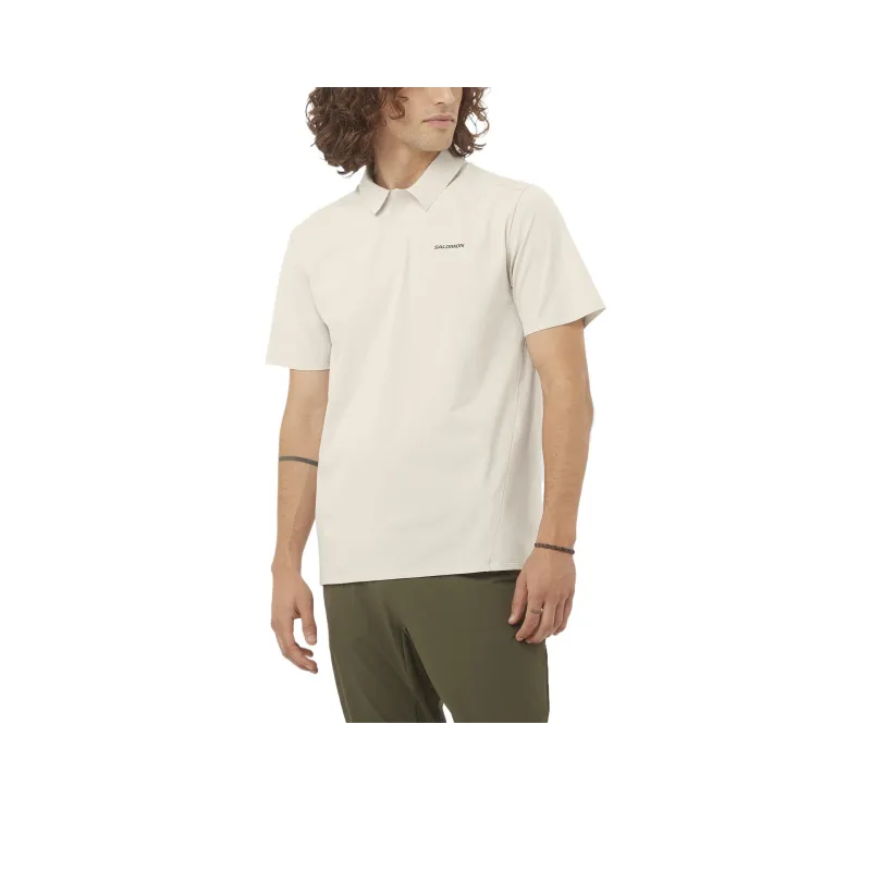 SALOMON Polo Shirts Men Ecru-0