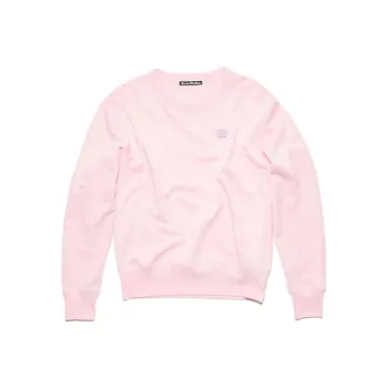 Acne Studios Face Logo Patch Crewneck Sweatshirt