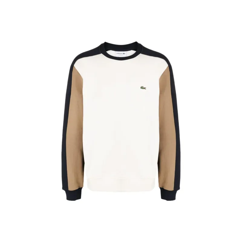 LACOSTE Colour block Stretch cotton Sweatshirt-0