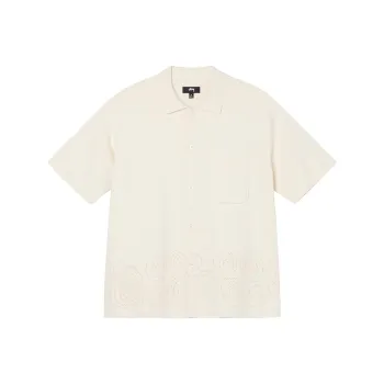 Stussy Perforated Swirl Knit Shirt