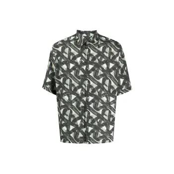 FENDI Shirts Men Green