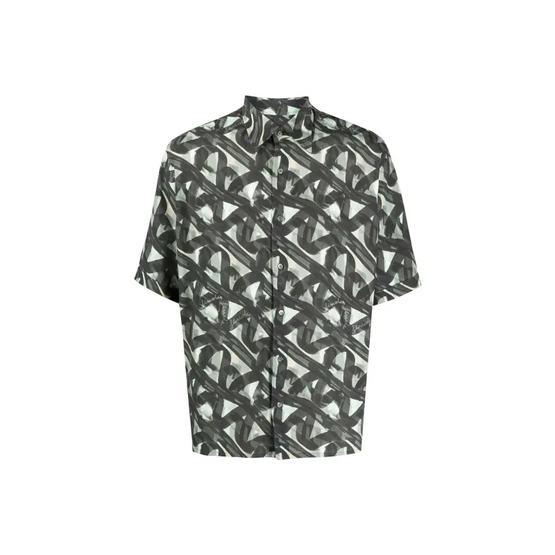 FENDI Shirts Men Green-0