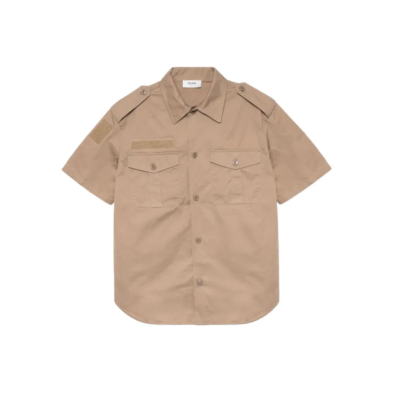 CELINE Short Sleeve Woven Shirt-0