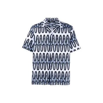Neil Barrett Shirts Men Blue