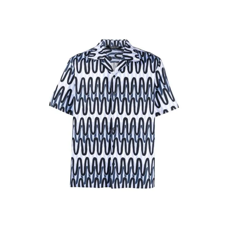 Neil Barrett Shirts Men Blue-0