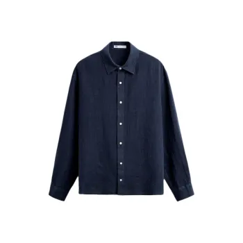 ZARA Shirts Men Dark Blue
