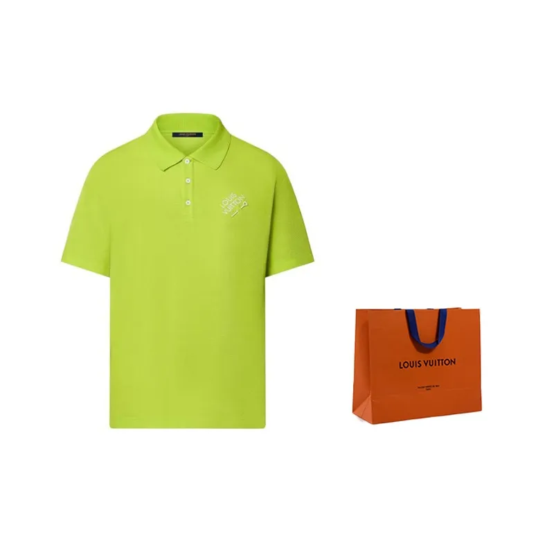 LOUIS VUITTON FW23 Polo Shirt Men's Green-6
