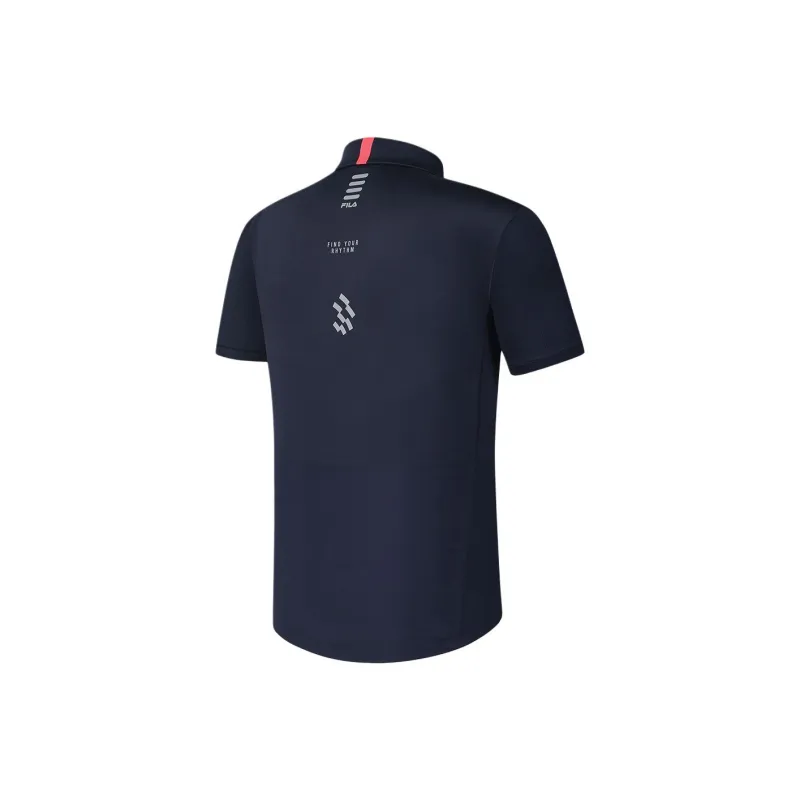 FILA Polo Shirt Men's Gemstone Dark Blue NV-1