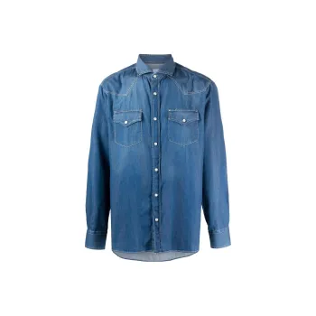 Brunello Cucinelli Buttoned Long Sleeved Shirt