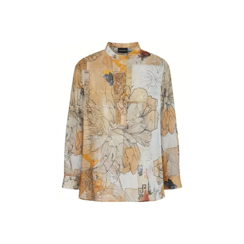 EMPORIO ARMANI Shirts Men Multicolor-0