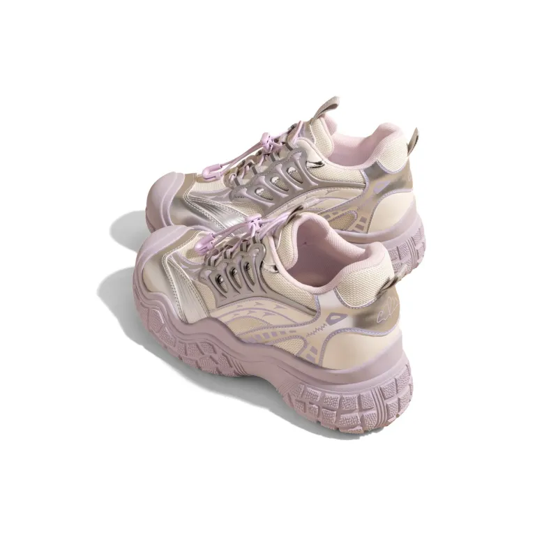 KODI Slip Resistant, Abrasion Resistant, Breathable Low Top Chunky Sneakers Women's-18