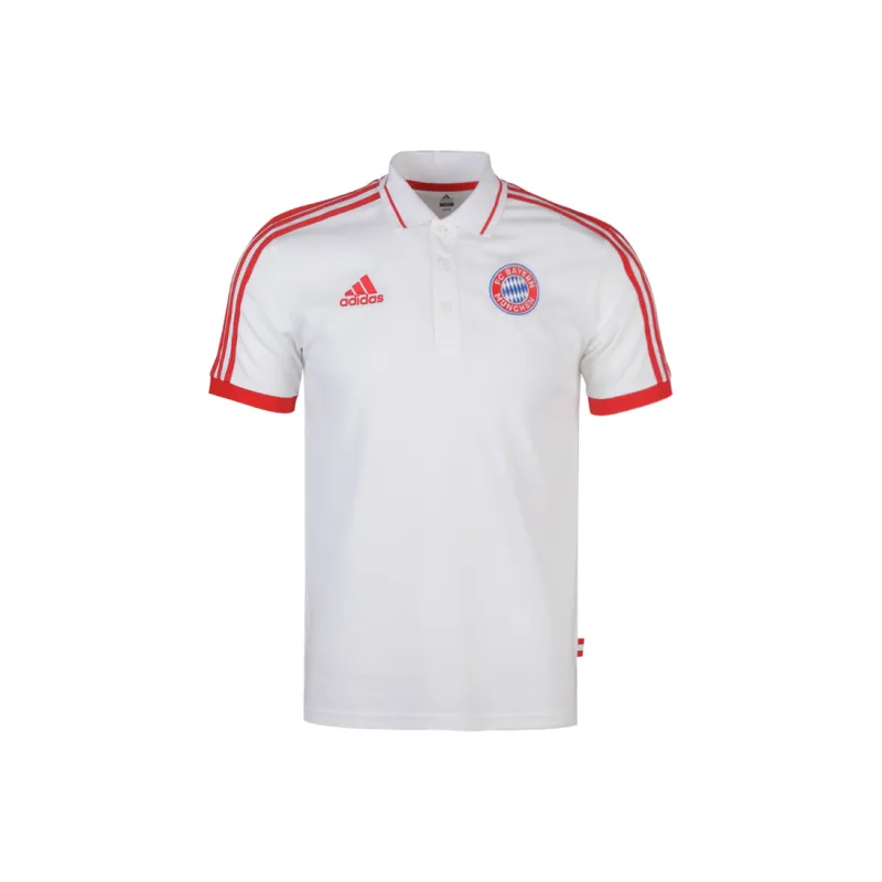 Adidas FC Bayern Polo Shirt Men's White-0