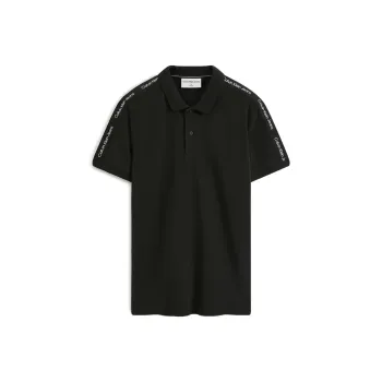 CALVIN KLEIN Polo Shirt Men's Space Black