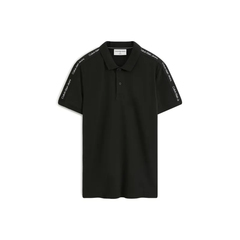 CALVIN KLEIN Polo Shirt Men's Space Black-0