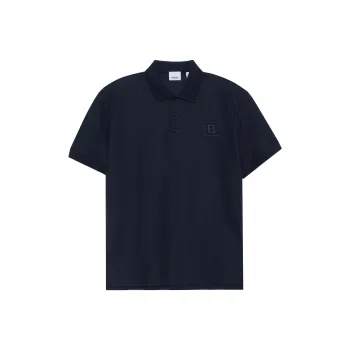 Burberry Letter Graphic Cotton Pique Polo Polo