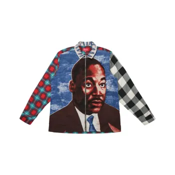 Supreme Mlk Zip Up Flannel Shirt