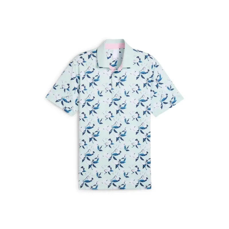 PUMA Polo Shirt Men's Turquoise-0