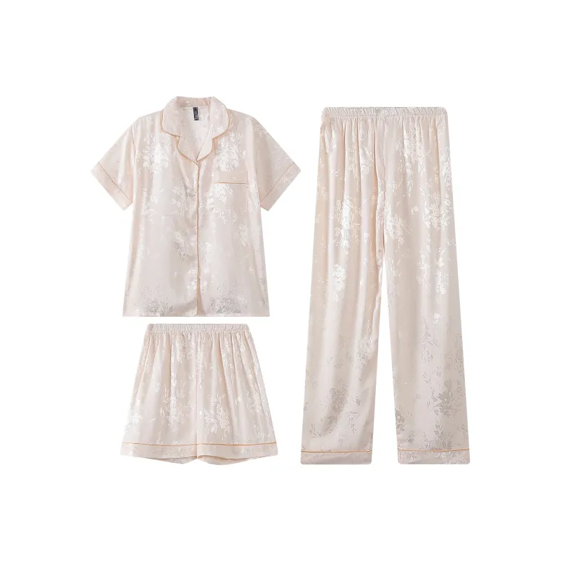 WANANNI Pajama Set Women's Apricot-0