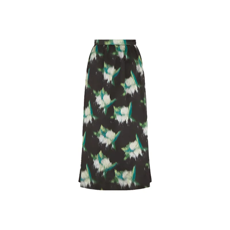DIOR Casual Long Skirts Women's Black-1