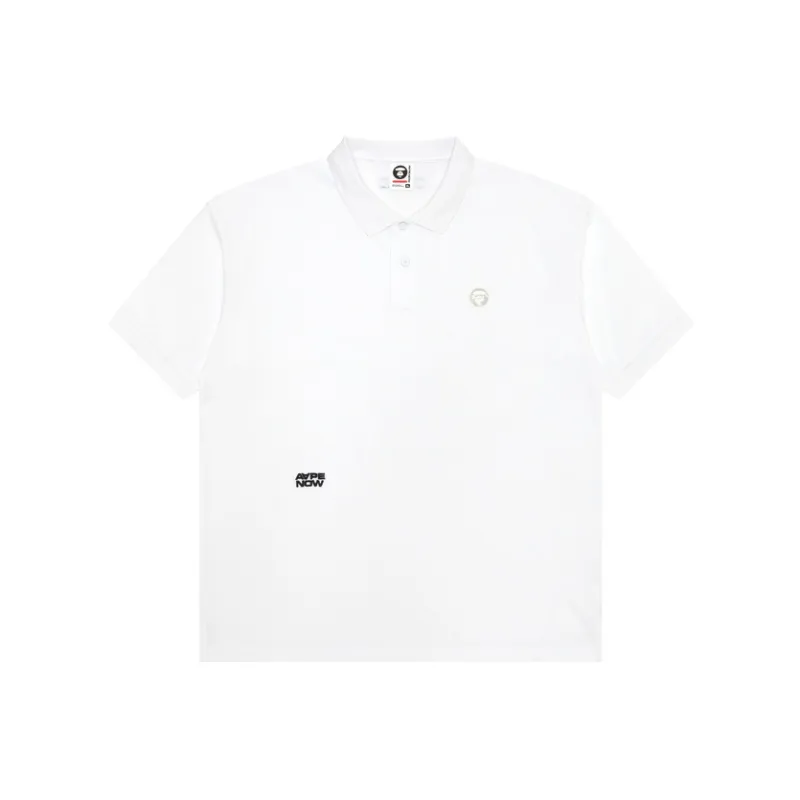 Aape By *A Bathing APE® Cotton Polo Shirt-4