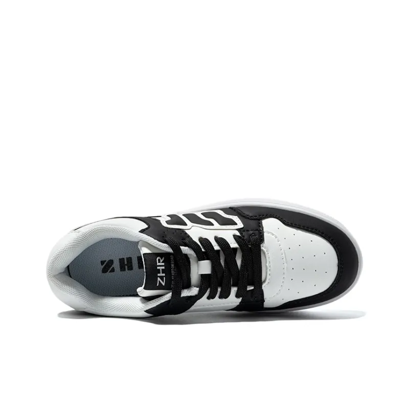 ZHR Slip Resistant, Abrasion Resistant, Lightweight, Breathable, Height Increasing Low Top Skateboard Shoes Unisex-9