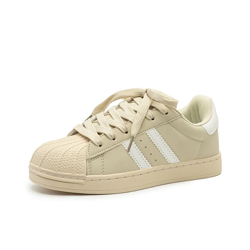 SHUXIAOBEI Shell Toe Sports Casual Shoes Abrasion Resistant Breathable Low Top Skateboard Shoes Unisex-26