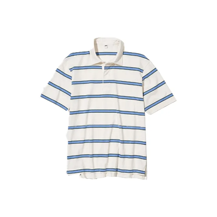 UNIQLO Polo Shirts Men Ivory-0