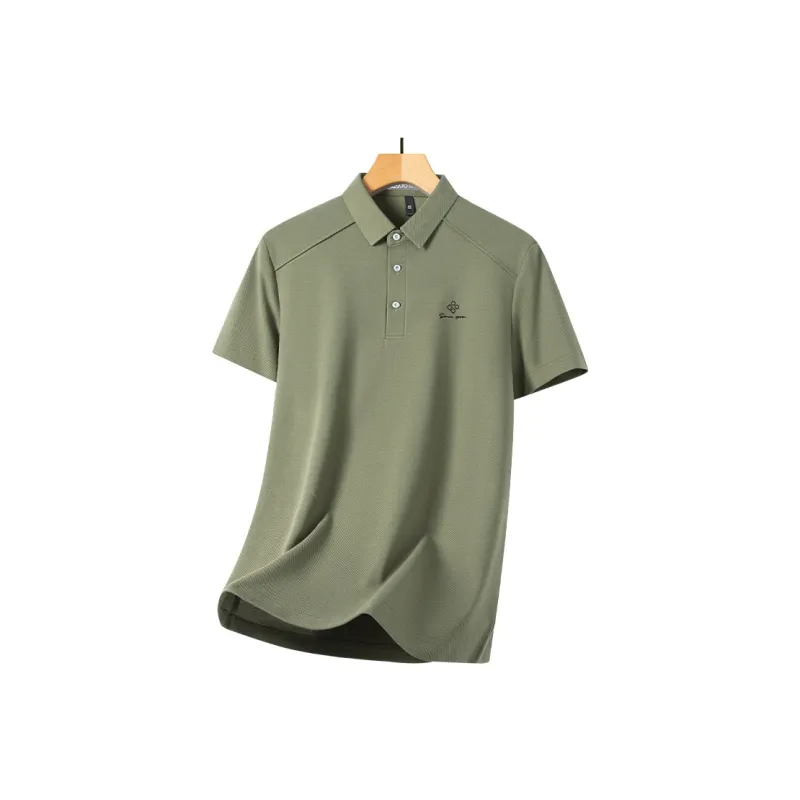 Red bean Polo Shirts Men-6
