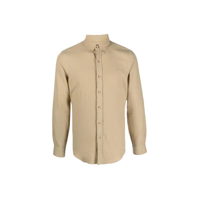 Polo Ralph Lauren Shirts Men Dark Khaki-0