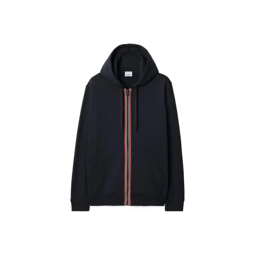Burberry Hove Stripe Zip Hoodie