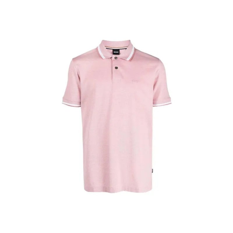 HUGO BOSS SS23 Polo Shirt Men's Pink-0