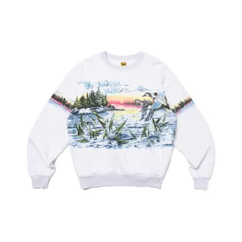 HUMAN MADE FW23 Fall/Winter Collection Sweatshirts Unisex Gray