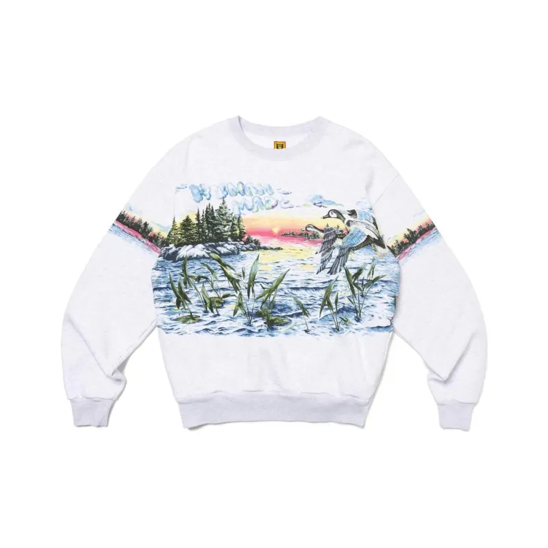 HUMAN MADE FW23 Fall/Winter Collection Sweatshirts Unisex Gray-0