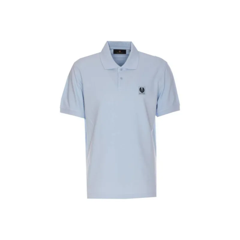 Belstaff SS25 Polo Shirt Men's Light Blue-0