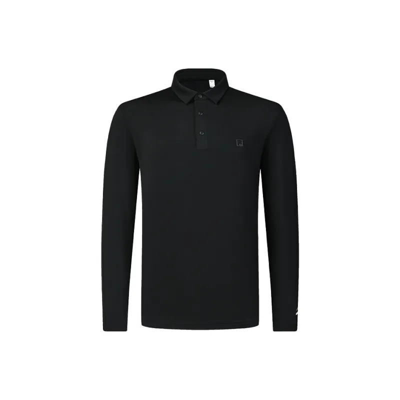 FILA Golf Series Polo Shirt Men's Pitch Black-0