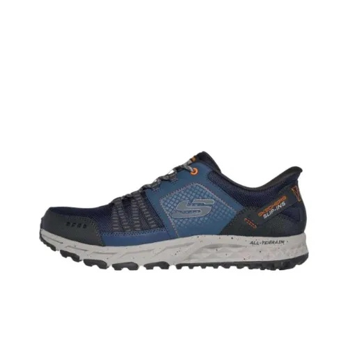 Skechers Low Top Hiking Shoes Men's Dark Blue