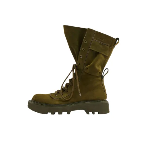 JW Dress Ankle Boots 4cm Men's Green