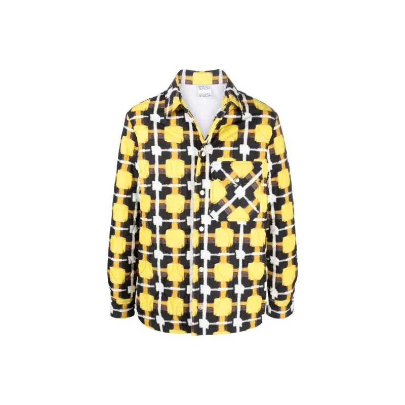 Marcelo Burlon Quilted Check Jacket-0