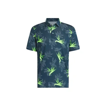 Adidas Polo Shirts Men Arctic Ocean Blue