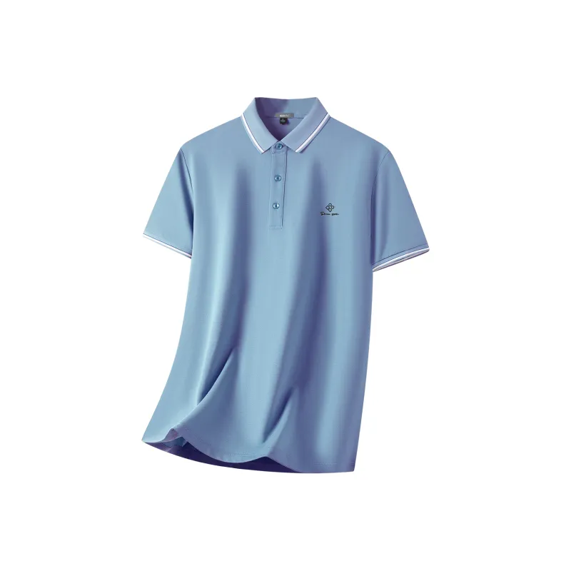 Red bean Polo Shirts Men-0