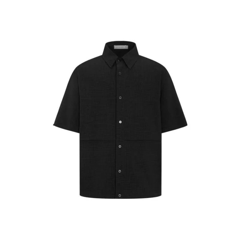 K BOXING Shirts Men Black-0