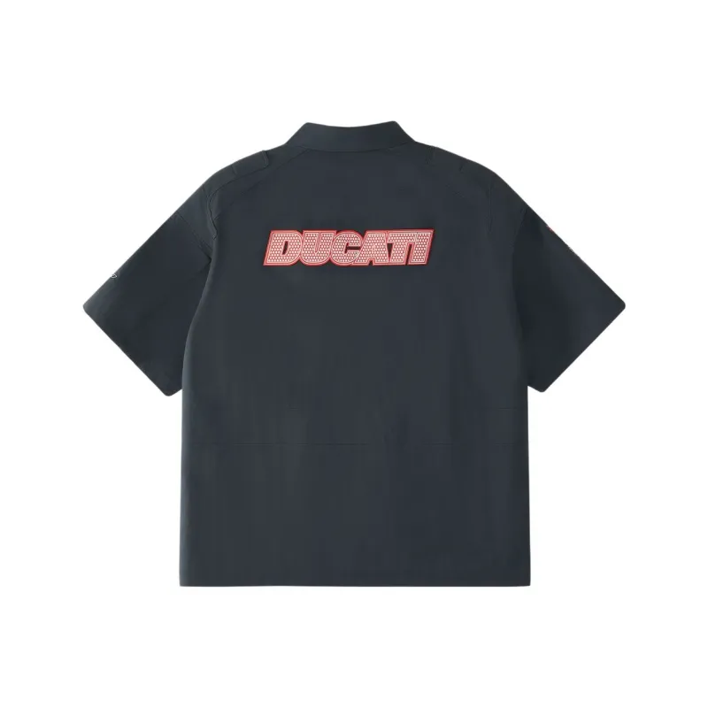 FILA FUSION x DUCATI FILA FUSION X Shirt Men's Dark Pentachlorophenol Blue DB-1