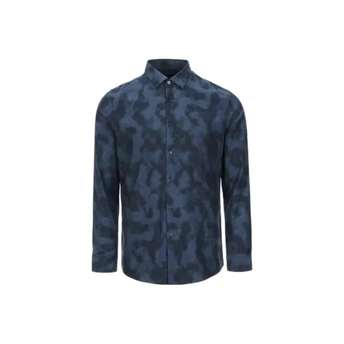 BRAUN BUFFEL Shirt Men's Dark Blue