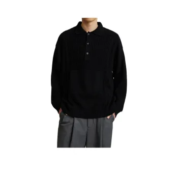 PUBLIC TOKYO FW24 Polo Shirt Men's Black