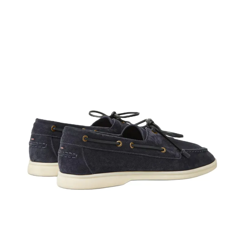 Loro Piana Sea Sail Walk Casual Shoes Men's Marine Blue-3