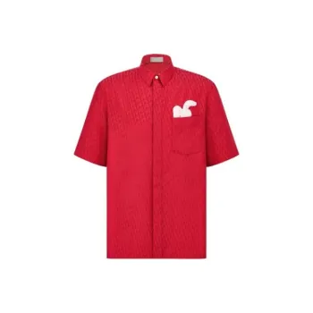 DIOR Shirts Men Red