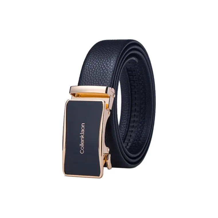 Coilenklaon Top Grain Cow Leather Belts Men's 3.5cm-11