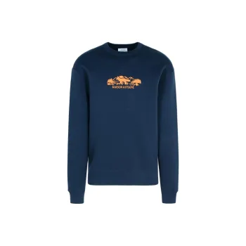 Maison Kitsune Outdoor Profile Fox Crewneck Sweatshirt