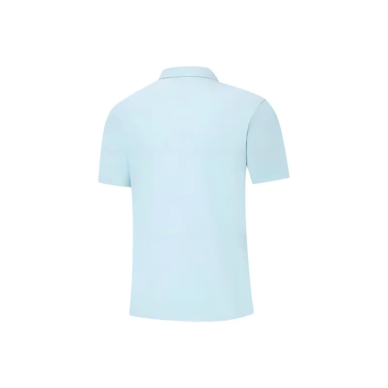 XTEP Variety Training Collection Polo Shirt Men's Glacier Blue-1